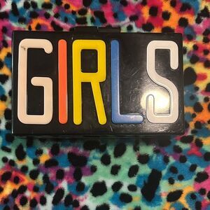 Colorful 'GIRLS' Clutch